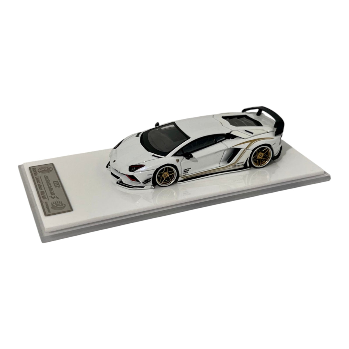Rotating Wheel - Rowen Aventador S LP740-4 - Pearl White - RW64-LP740-WHI