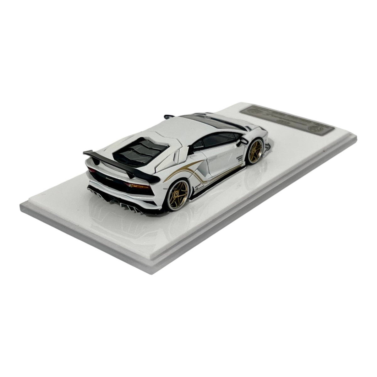 Rotating Wheel - Rowen Aventador S LP740-4 - Pearl White - RW64-LP740-WHI