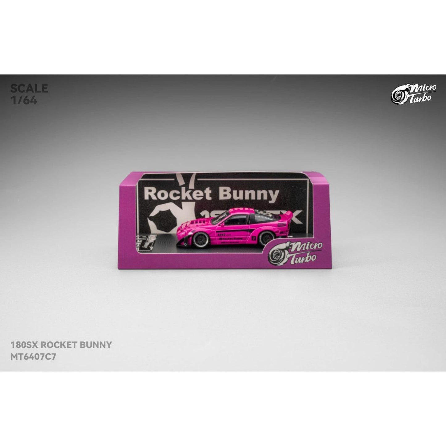 Micro Turbo - Pre-Order - Custom 180SX Rocket Bunny , Magenta - MT6407C7