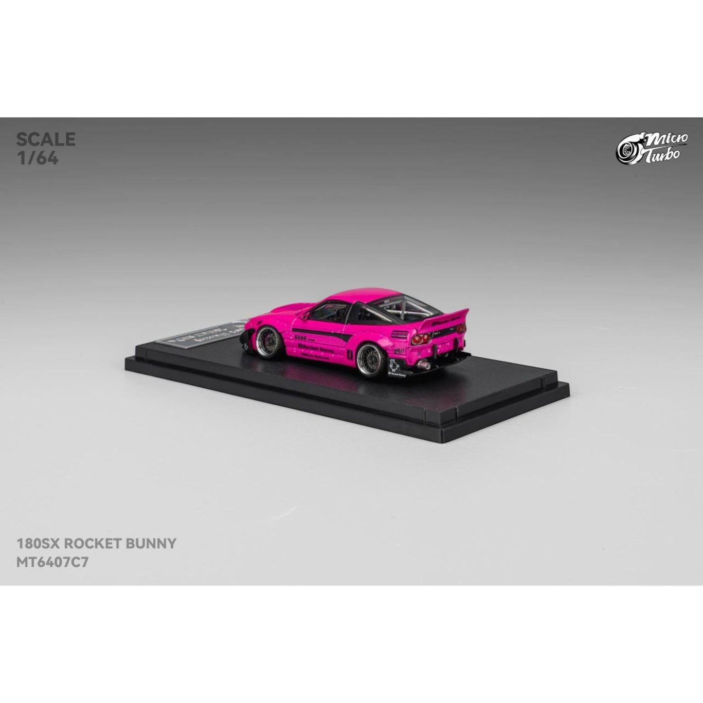 Micro Turbo - Pre-Order - Custom 180SX Rocket Bunny , Magenta - MT6407C7