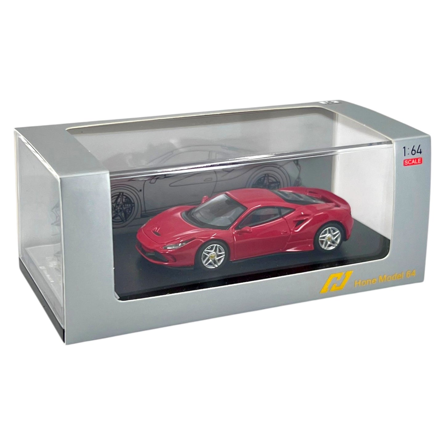 Hone Models - Ferrari F8 Tributo Rosso Corsa - HM64-F8T-ROS