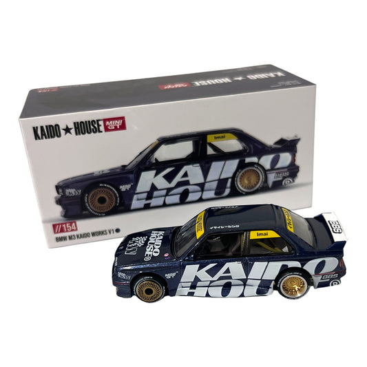 Mini GT Kaido House - BMW M3 (E30) Kaido Works V1 - KHMG154 - geöffnete OVP