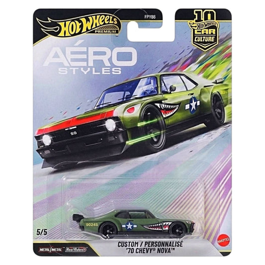 Hot Wheels 2026 - Pre-Order - Aero Styles - Custom '70 Chevy Nova - JKF37