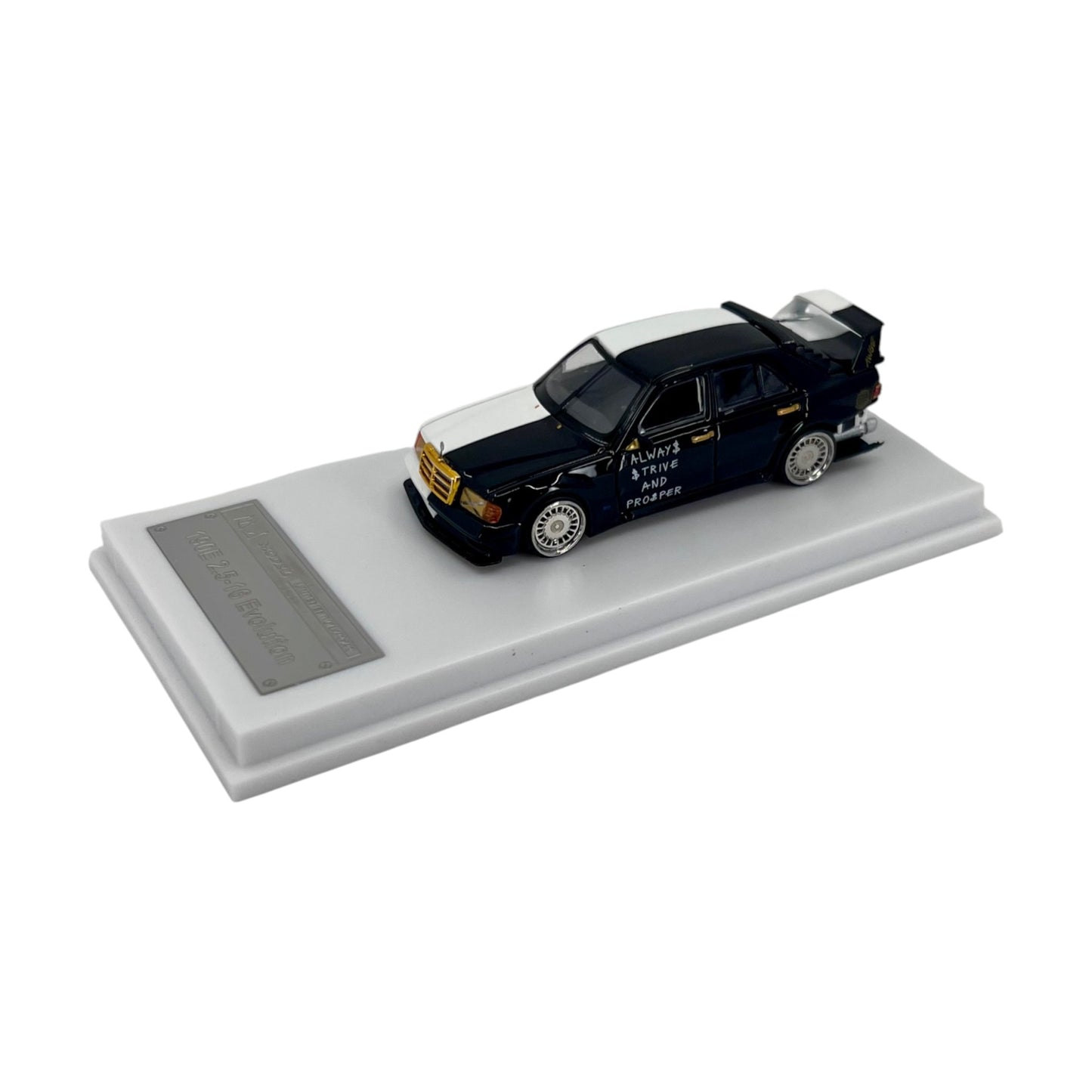 MJ Models - Mercedes-Benz 190E W201 2.5-16 EVO - black-white