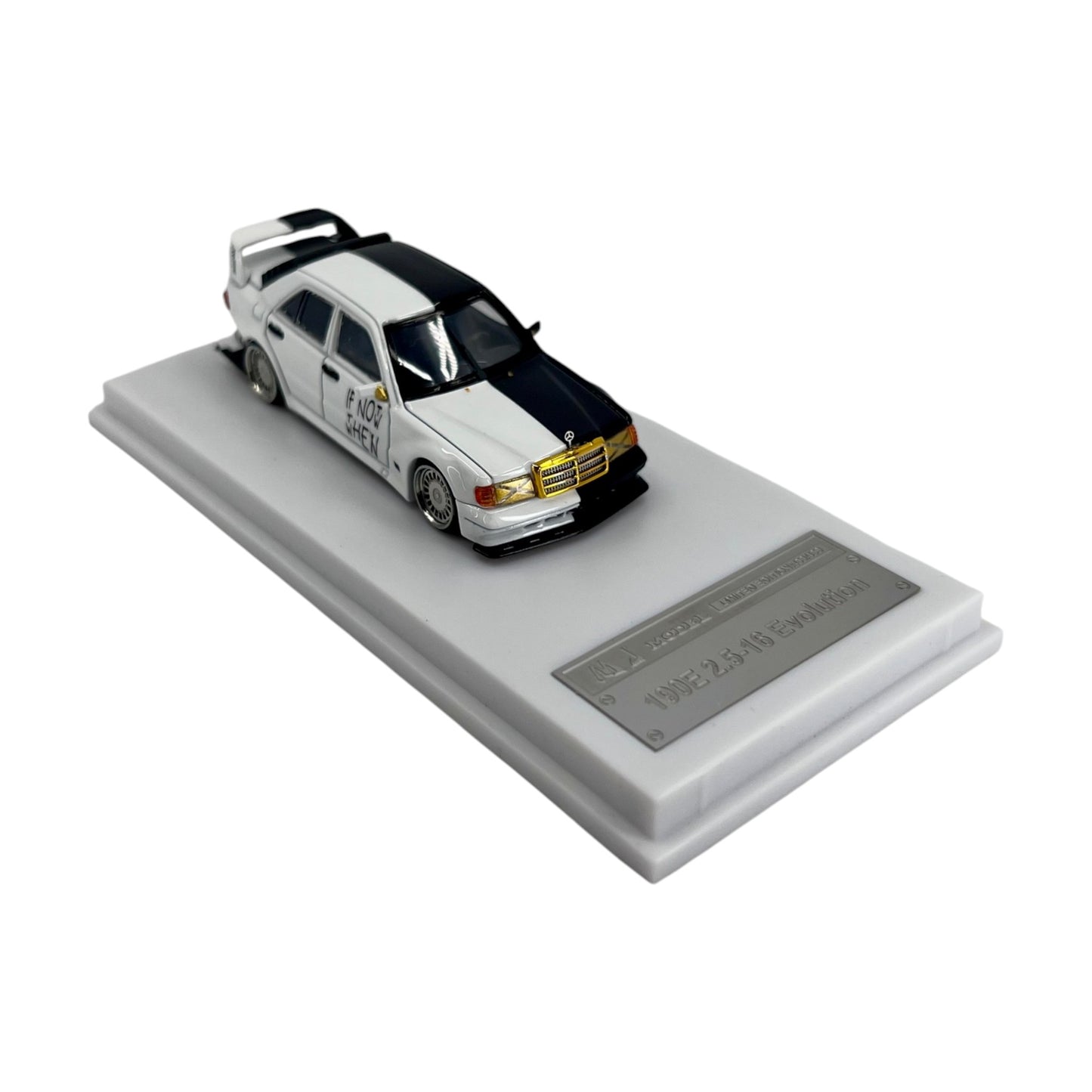MJ Models - Mercedes-Benz 190E W201 2.5-16 EVO - black-white