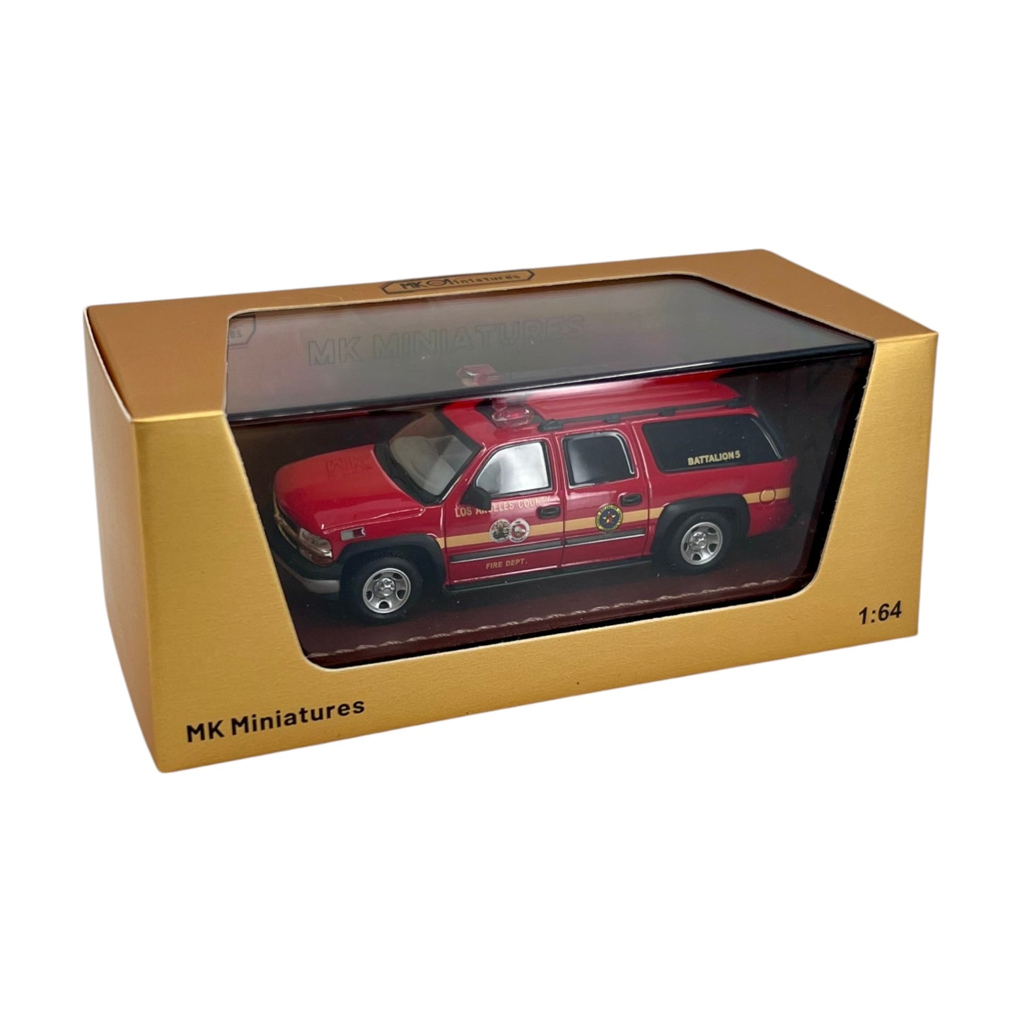 MK Models - Chevrolet Suburban GMT800 - LA Fire Engine - 2025 Hangzhou HEC Exclusive