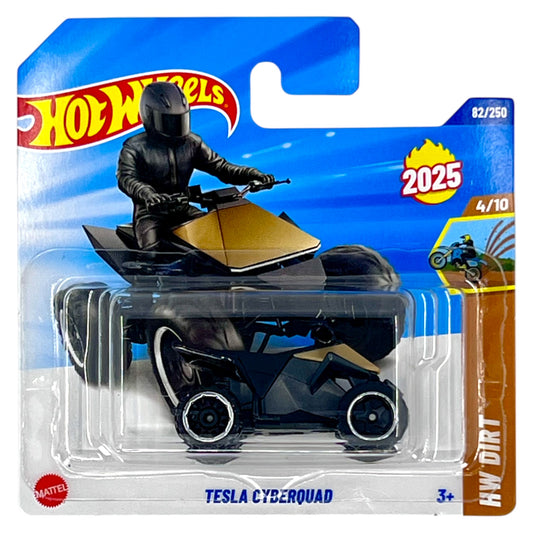 Hot Wheels 2025 - Tesla Cyberquad - HW Dirt 4/10 - HYX91 - 82/250