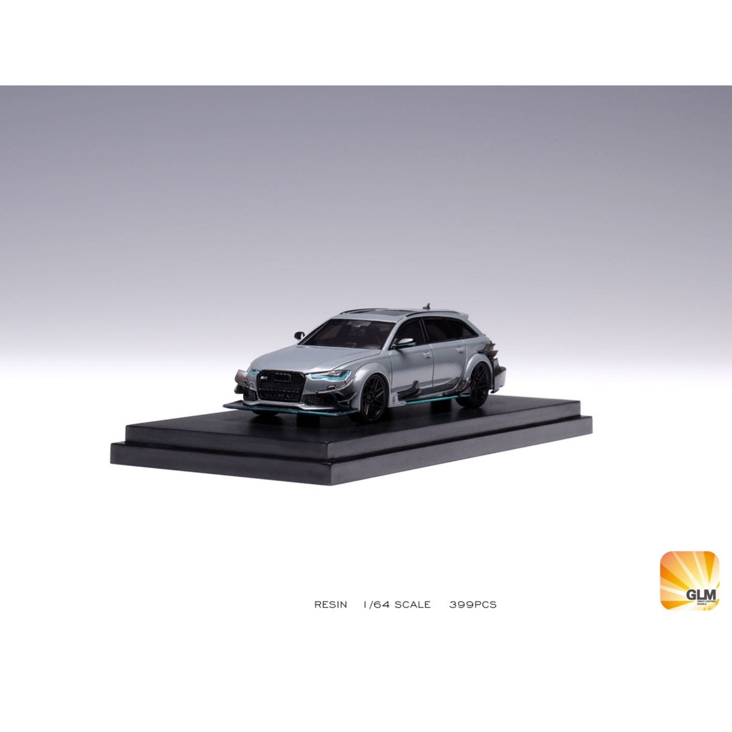 GLM-Models - 2017 DarwinPro Widebody RS6 Avant Race - Cement Grey - GLM640401