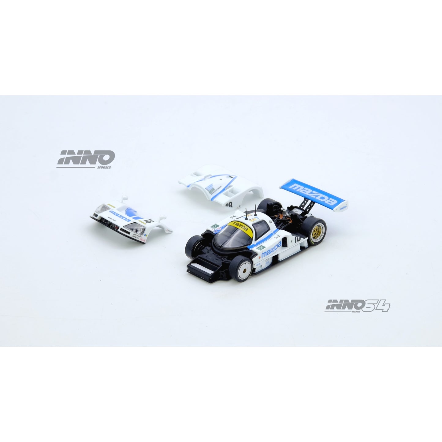 INNO64 - Pre-Order - MAZDA 787B No.18 59th 24 Hours Le Mans 1991 - IN64-787B-18LM91