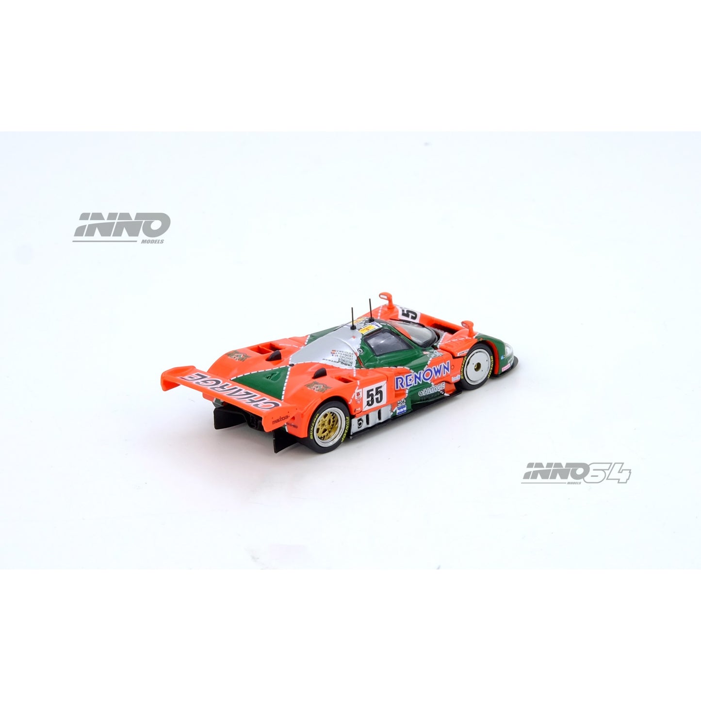 INNO64 - Pre-Order - MAZDA 787B Winner At 24 Hours Le Mans 1991 - IN64-787B-LM91W