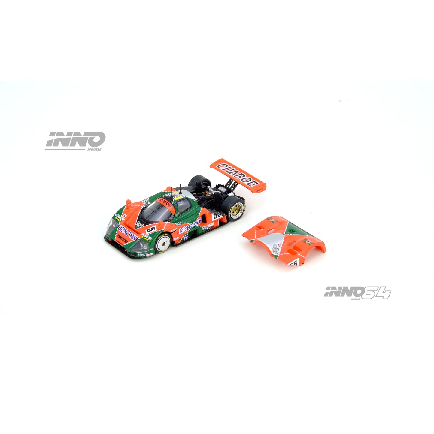INNO64 - Pre-Order - MAZDA 787B Winner At 24 Hours Le Mans 1991 - IN64-787B-LM91W
