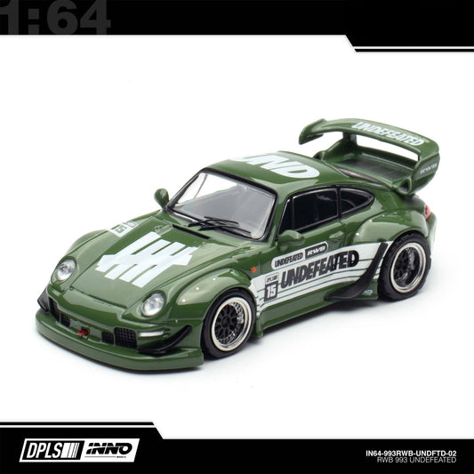 INNO64 - 993 RWB “UNDEFEATED” Green - 2025 Indonesia Diecast Expo (IDE-XII)