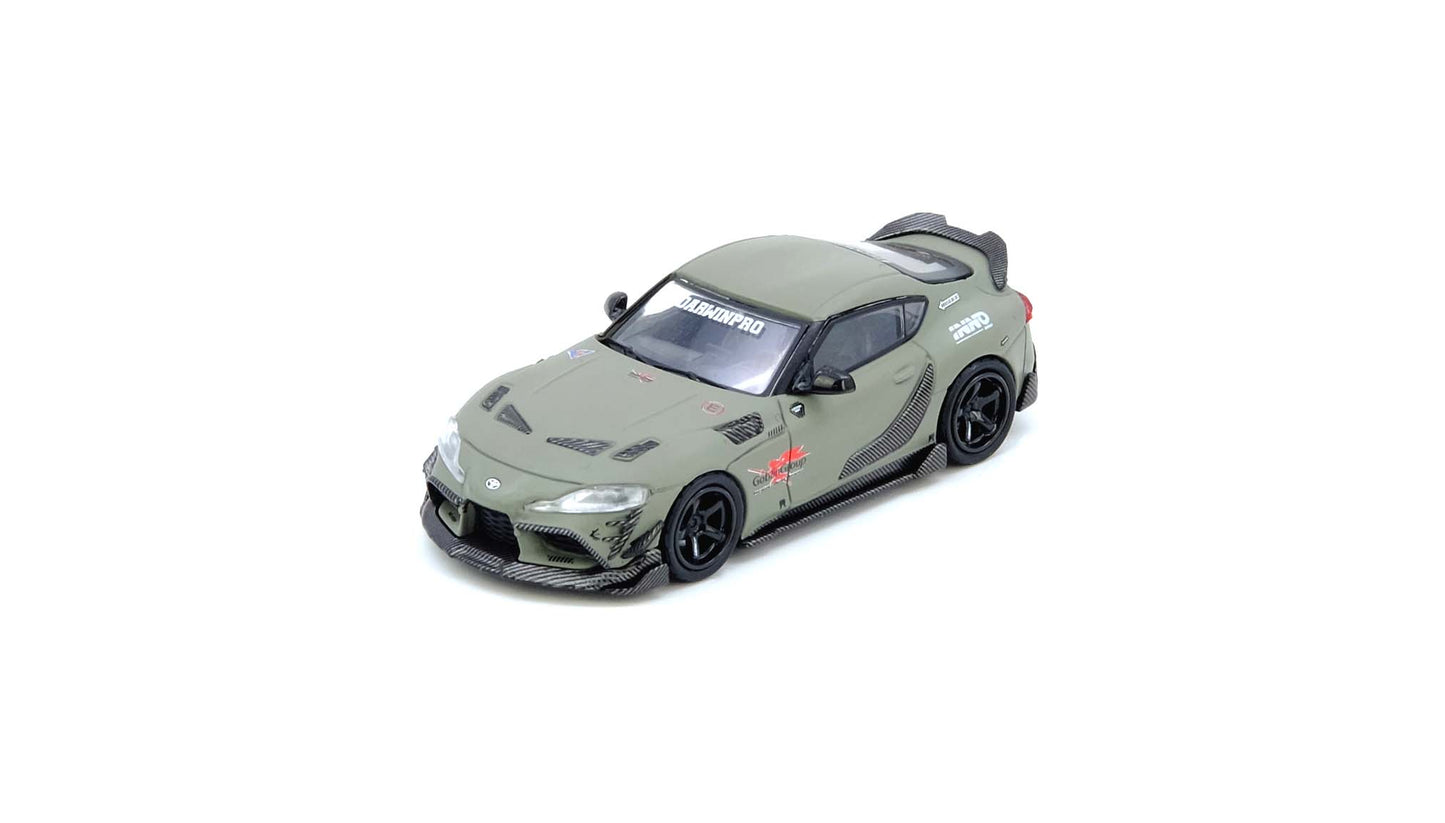 INNO64 - Pre-Order - TOYOTA SUPRA A90 DARWIN PRO, Matt Green - IN64-A90DP-MATGR