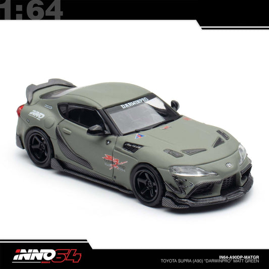 INNO64 - Pre-Order - TOYOTA SUPRA A90 DARWIN PRO, Matt Green - IN64-A90DP-MATGR