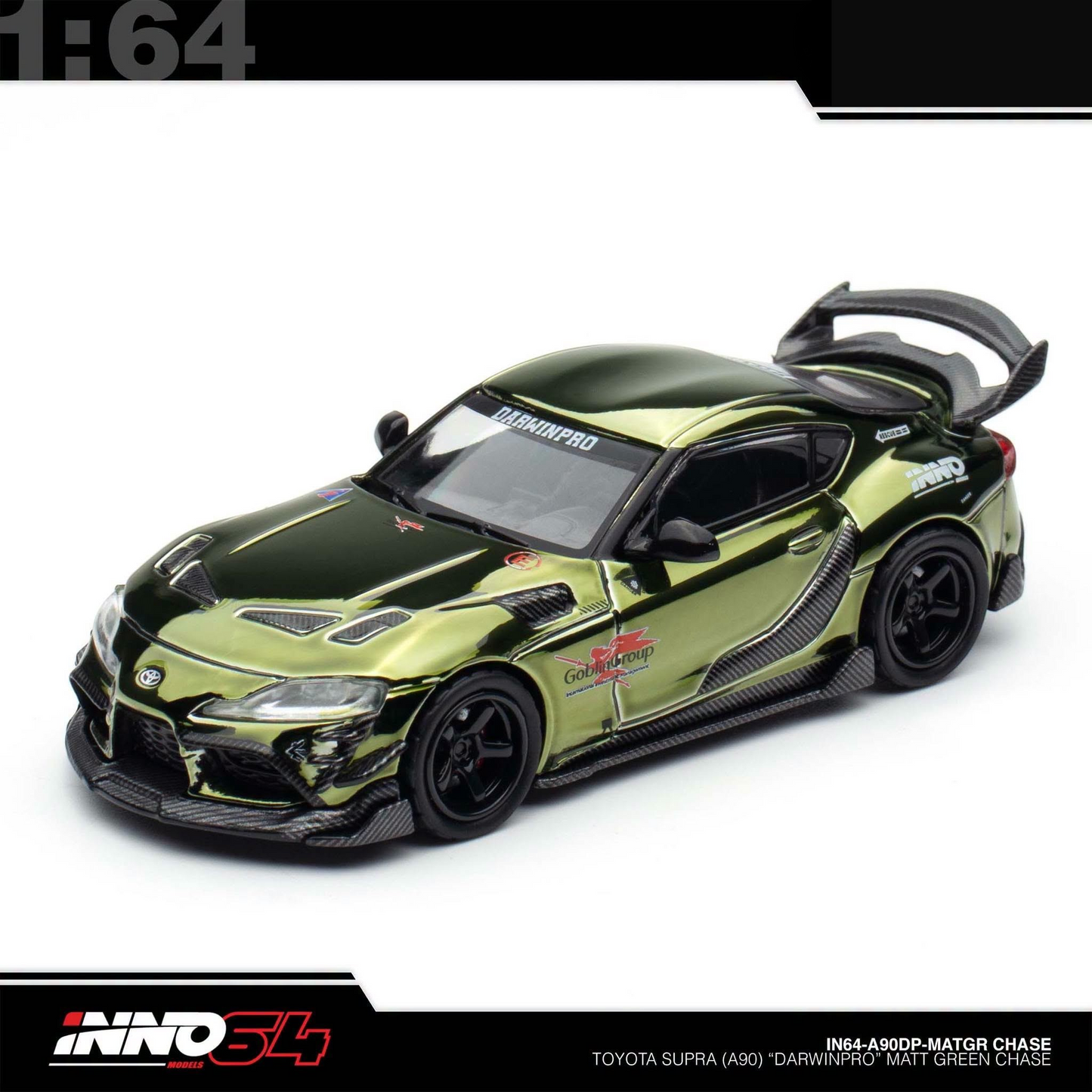 INNO64 - TOYOTA SUPRA A90 DARWIN PRO, Matt Green - IN64-A90DP-MATGR - Chase Car