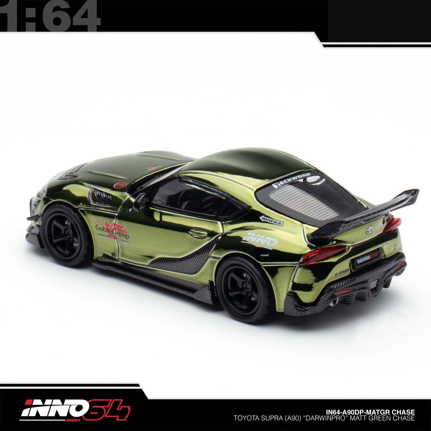 INNO64 - TOYOTA SUPRA A90 DARWIN PRO, Matt Green - IN64-A90DP-MATGR - Chase Car