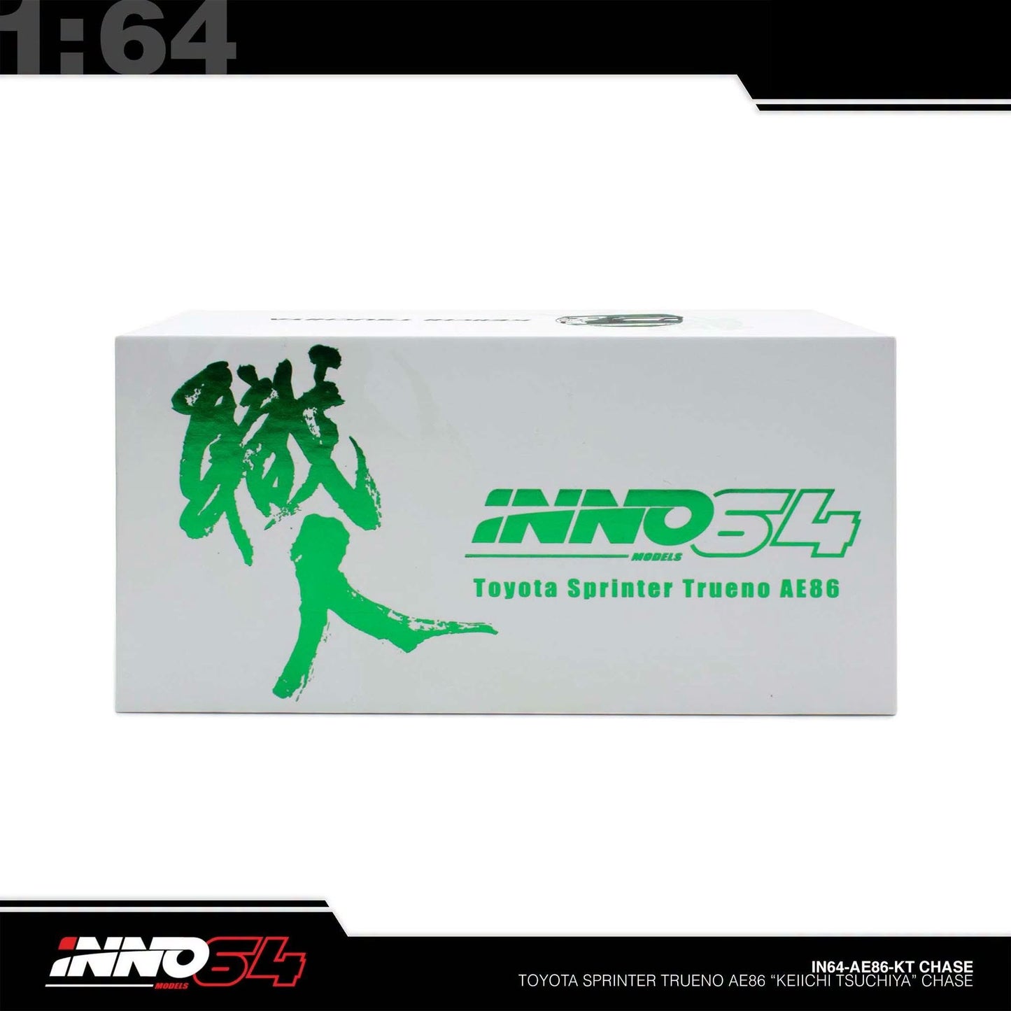 INNO64 - Toyota Sprinter Trueno AE86 *Keiichi Tsuchiya* Limited Edition - IN64-AE86-KT - Chase Car