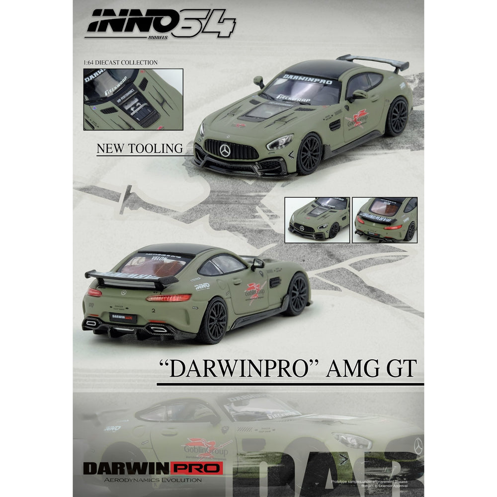 INNO64 - Pre-Order - DARWIN PRO Mercedes AMG GT - IN64-AMGGT-DP01