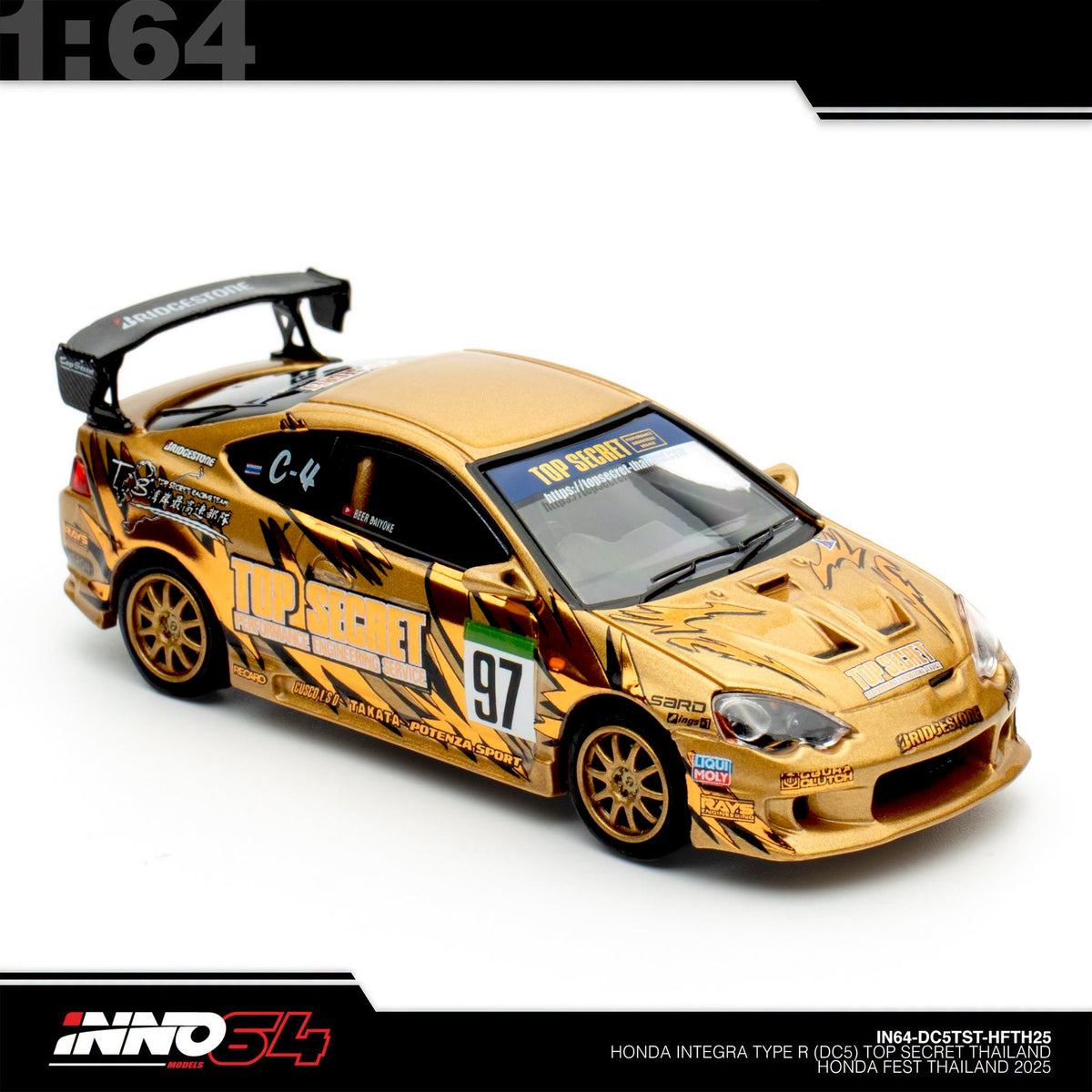 INNO64 - HONDA INTEGRA Type R (DC5) TOP SECRET Thailand Honda Fest Thailand 2025"