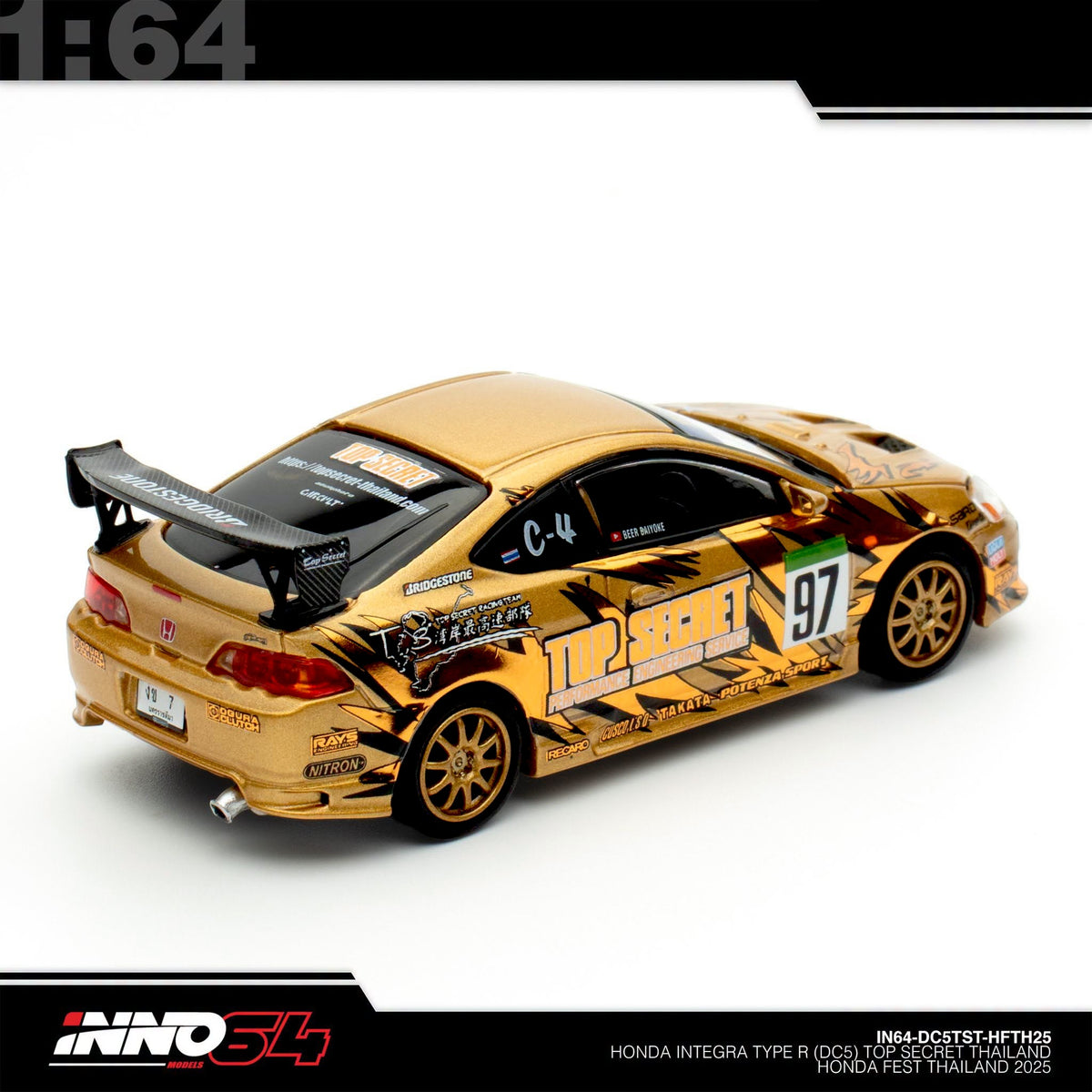 INNO64 - HONDA INTEGRA Type R (DC5) TOP SECRET Thailand Honda Fest Thailand 2025"