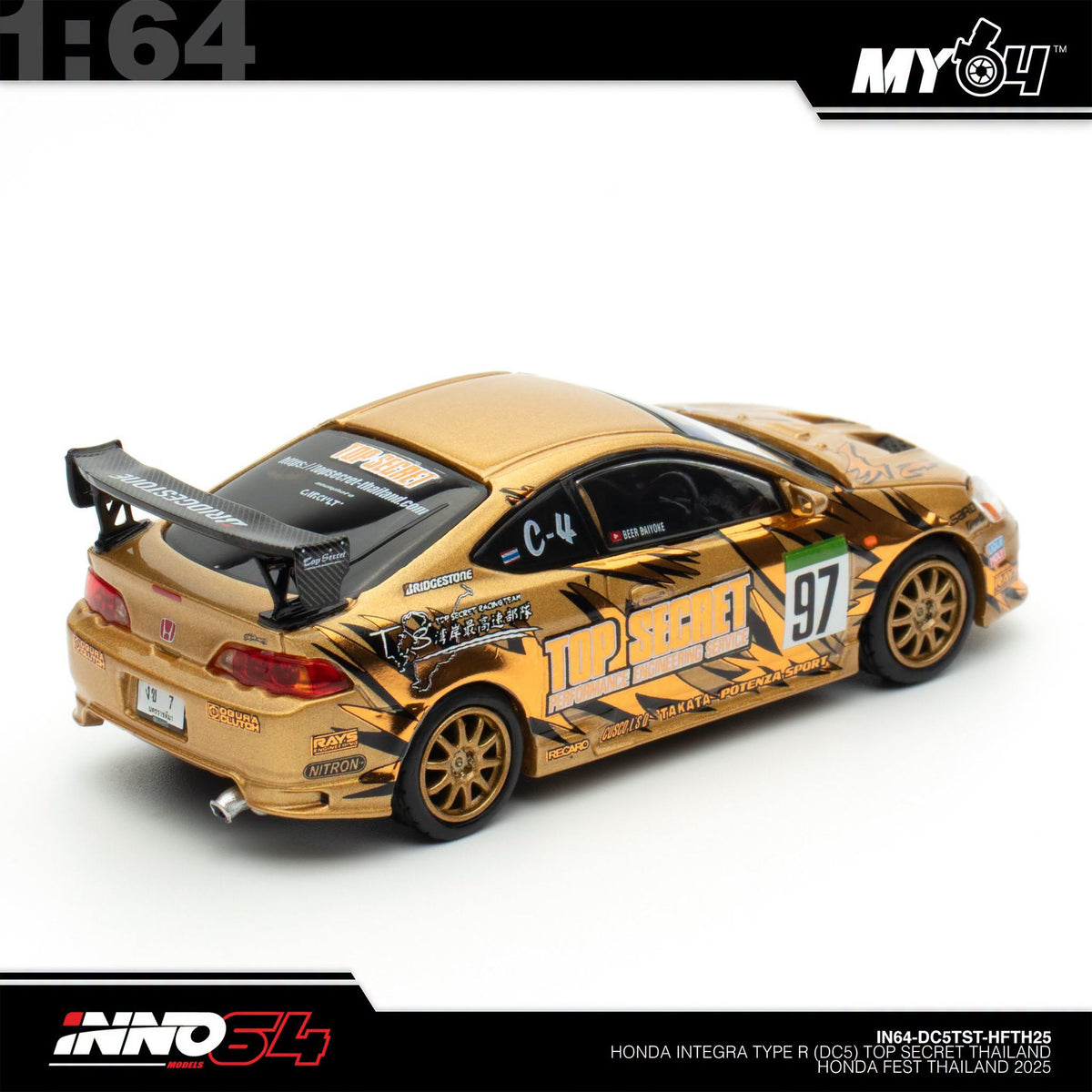 INNO64 - HONDA INTEGRA Type R (DC5) TOP SECRET Thailand Honda Fest Thailand 2025"