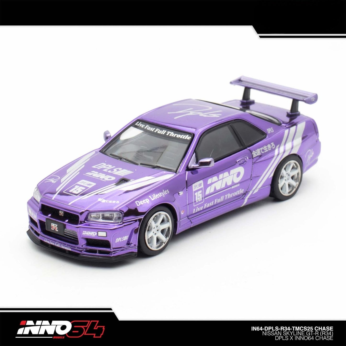 INNO64 x DPLS - Nissan Skyline GT-R (R34), TMCS 2025 Event Edition - Chase Car