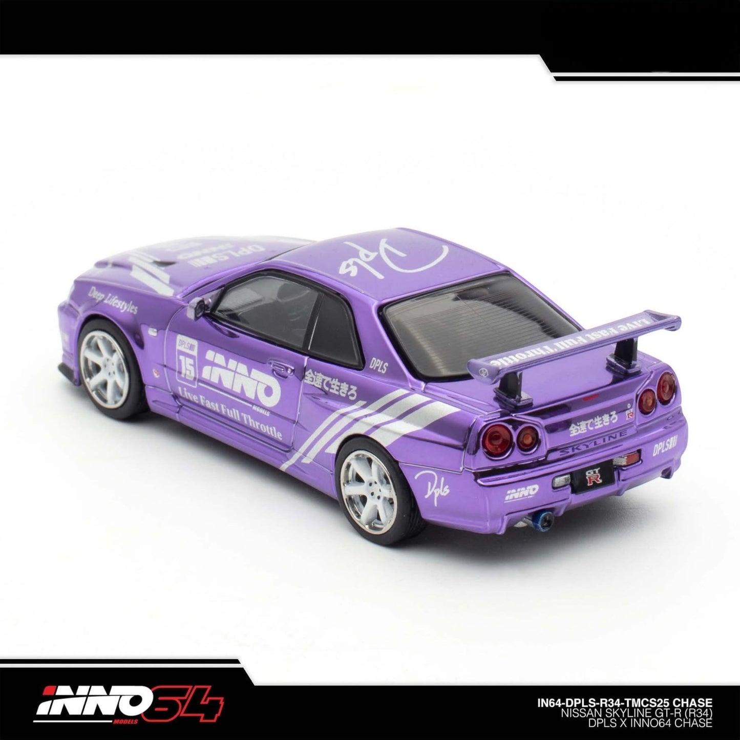 INNO64 x DPLS - Nissan Skyline GT-R (R34), TMCS 2025 Event Edition - Chase Car