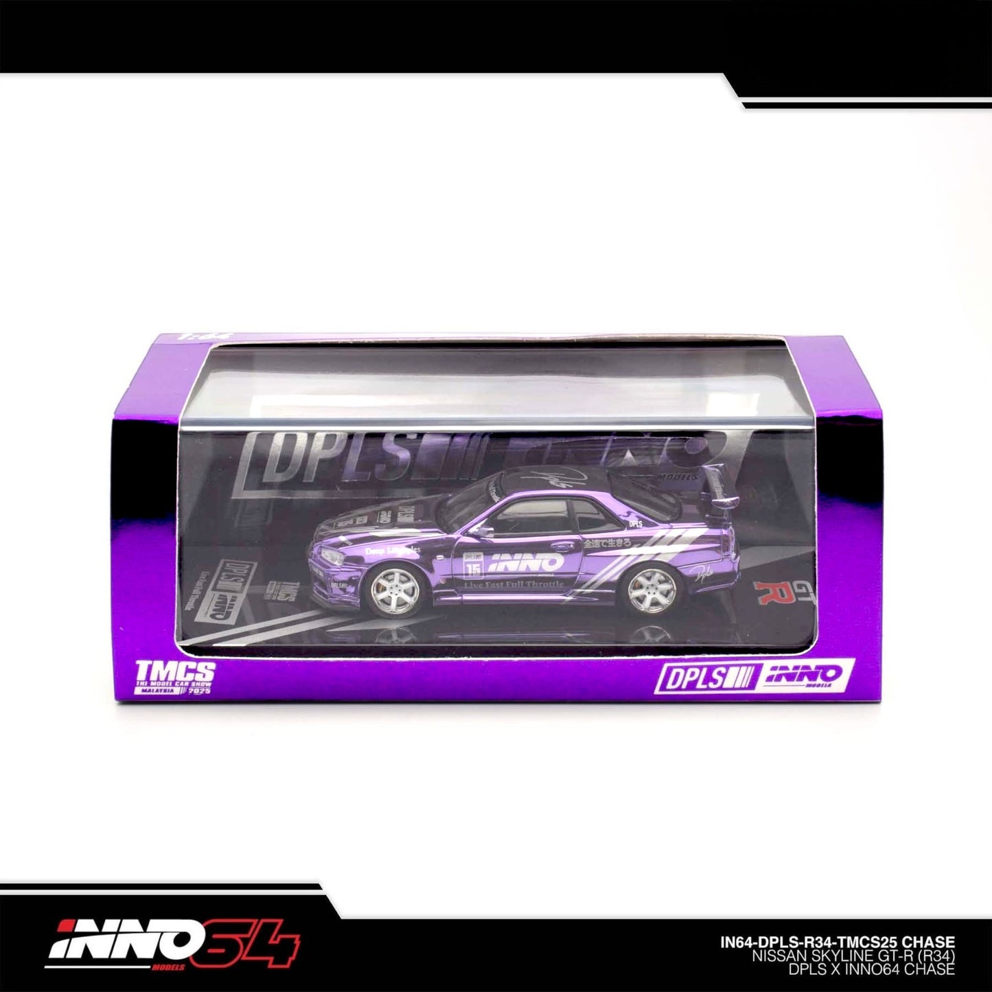 INNO64 x DPLS - Nissan Skyline GT-R (R34), TMCS 2025 Event Edition - Chase Car
