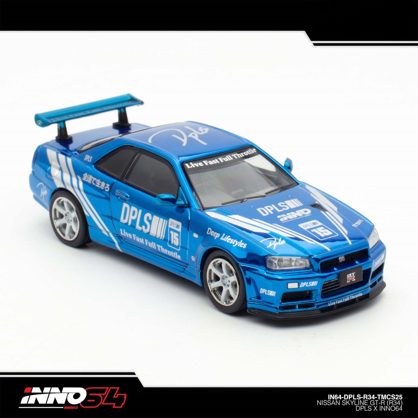 INNO64 x DPLS - Nissan Skyline GT-R (R34), TMCS 2025 Event Edition - IN64-DPLS-R34-TMCS25
