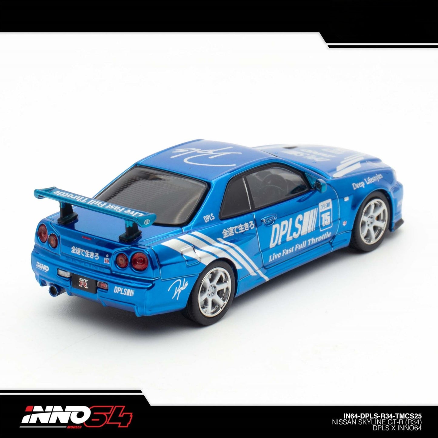 INNO64 x DPLS - Nissan Skyline GT-R (R34), TMCS 2025 Event Edition - IN64-DPLS-R34-TMCS25