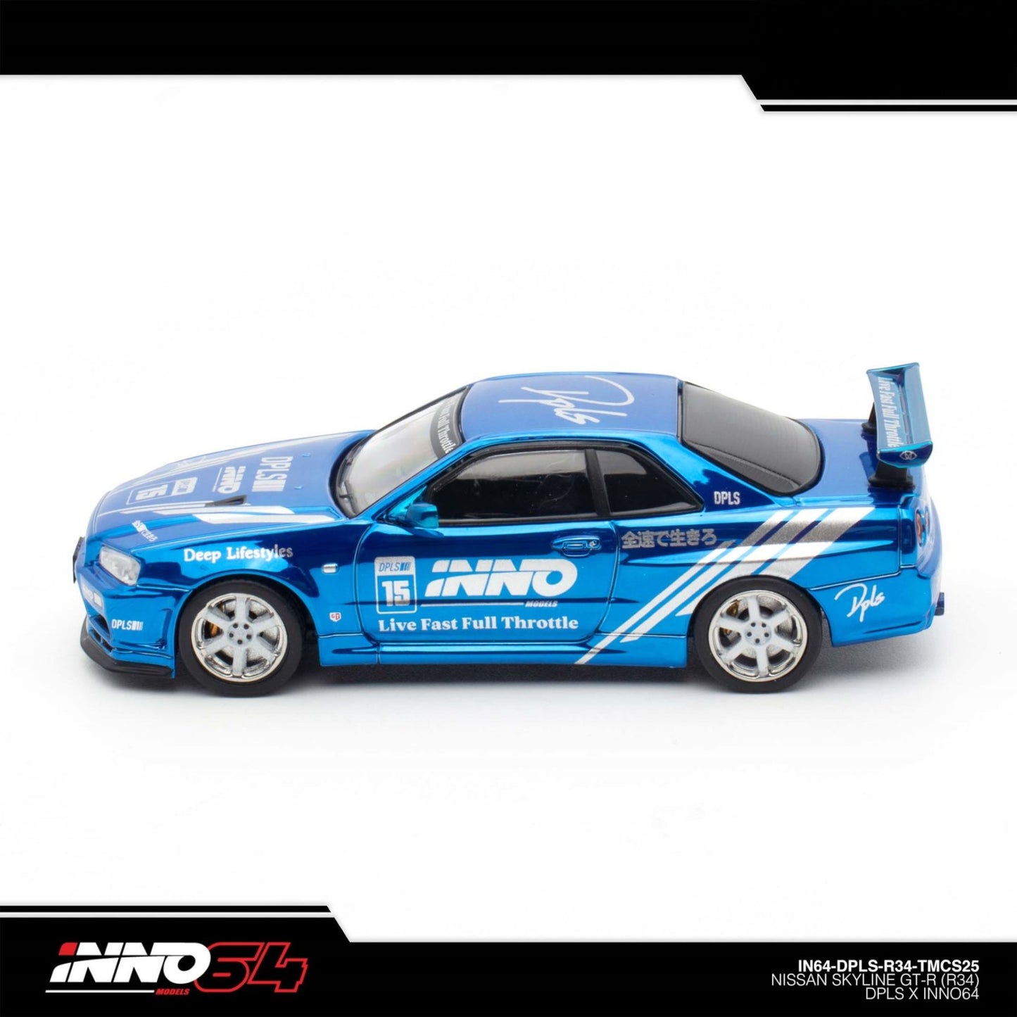 INNO64 x DPLS - Nissan Skyline GT-R (R34), TMCS 2025 Event Edition - IN64-DPLS-R34-TMCS25