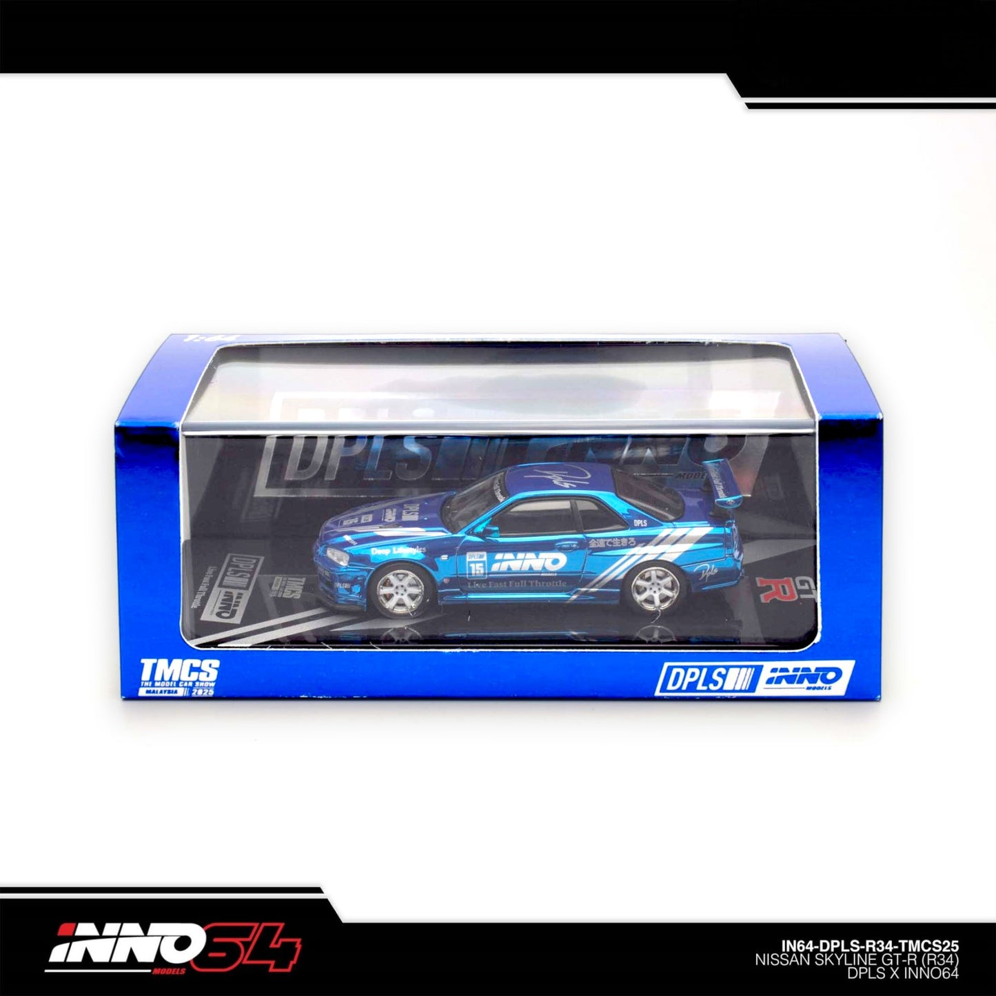 INNO64 x DPLS - Nissan Skyline GT-R (R34), TMCS 2025 Event Edition - IN64-DPLS-R34-TMCS25