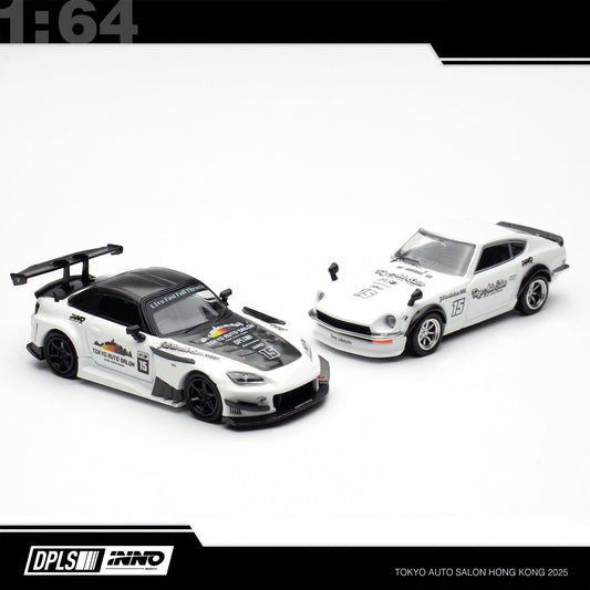 INNO64 x DPLS - Honda S2000 & Nissan Fairlady Boxset - Tokyo Auto Salon 2025 - IN64-DPLS-TASHK-BOXSET