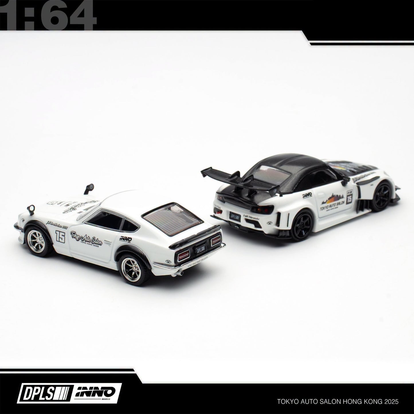 INNO64 x DPLS - Honda S2000 & Nissan Fairlady Boxset - Tokyo Auto Salon 2025 - IN64-DPLS-TASHK-BOXSET