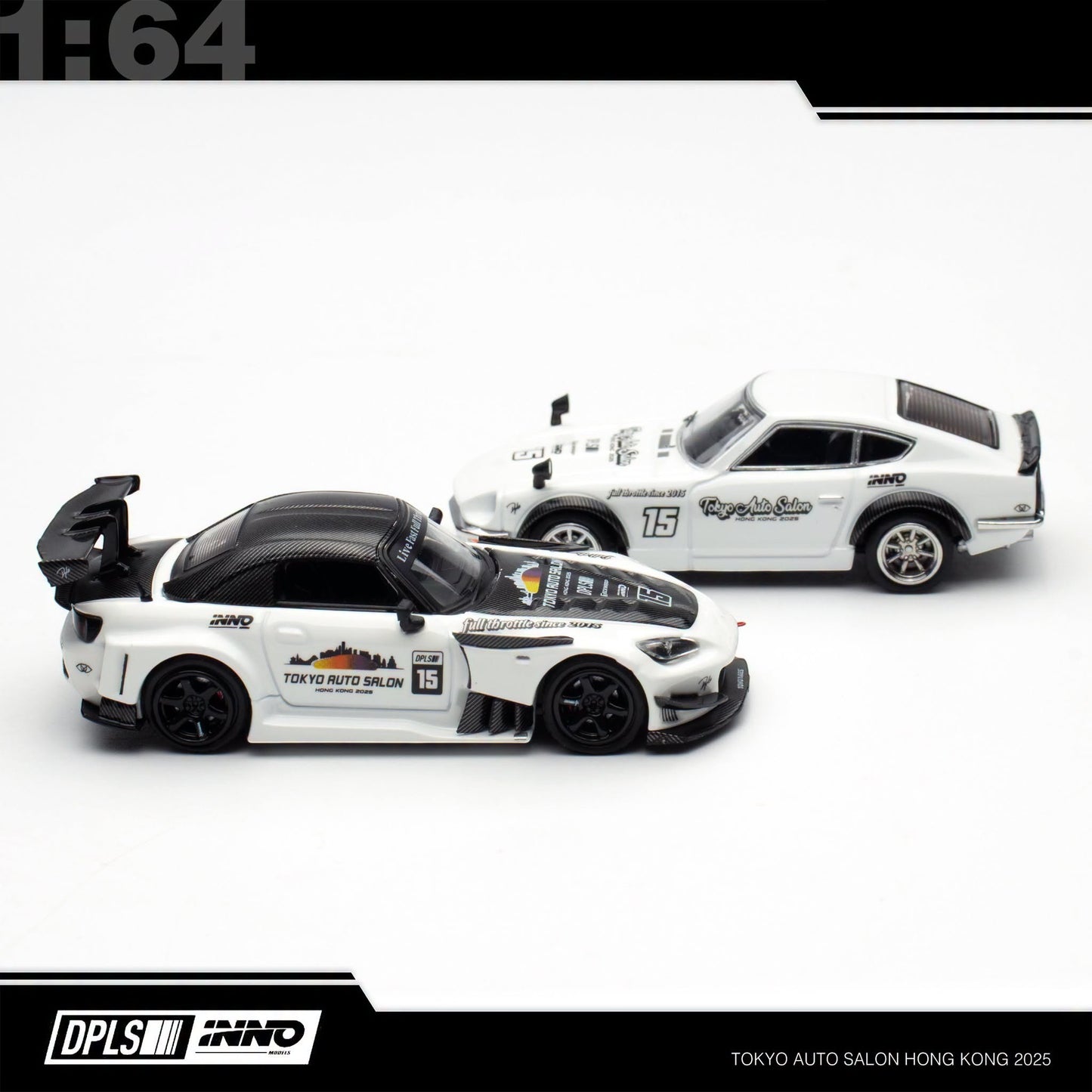 INNO64 x DPLS - Honda S2000 & Nissan Fairlady Boxset - Tokyo Auto Salon 2025 - IN64-DPLS-TASHK-BOXSET