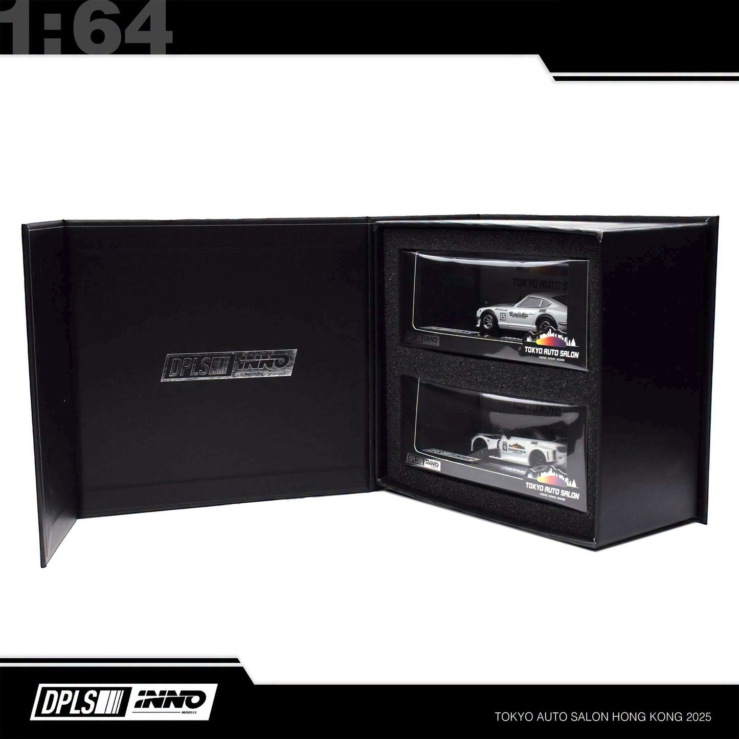 INNO64 x DPLS - Honda S2000 & Nissan Fairlady Boxset - Tokyo Auto Salon 2025 - IN64-DPLS-TASHK-BOXSET