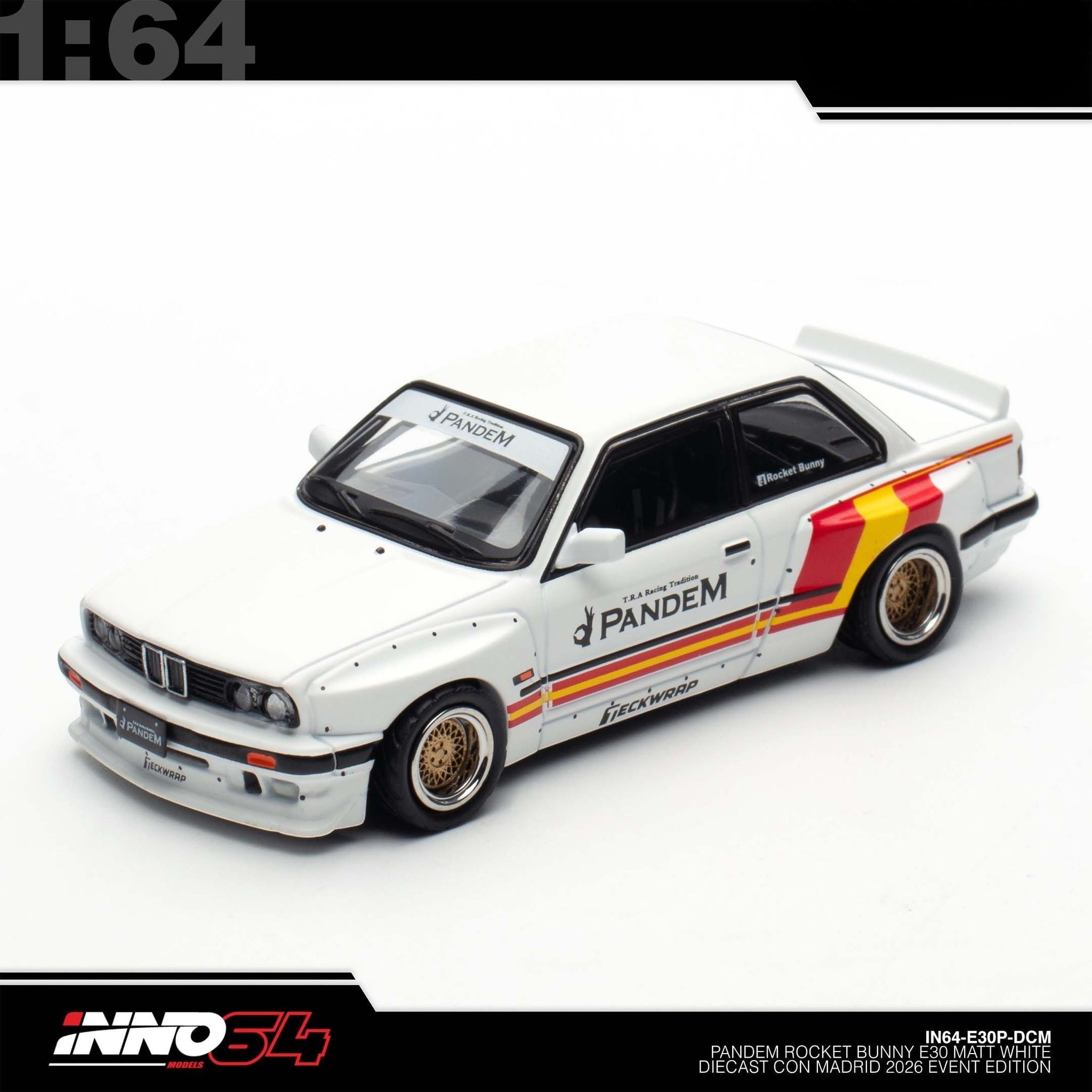 INNO64 - Pandem Rocket Bunny E30 - Diecast Con 2026 Madrid - IN64-E30P-DCM