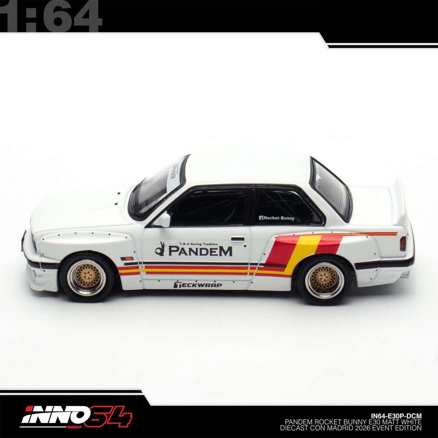 INNO64 - Pandem Rocket Bunny E30 - Diecast Con 2026 Madrid - IN64-E30P-DCM