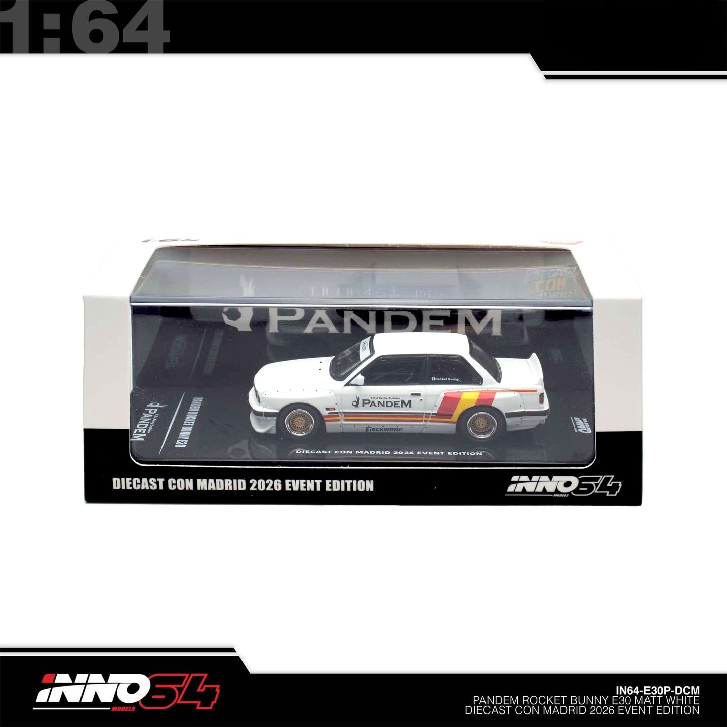 INNO64 - Pandem Rocket Bunny E30 - Diecast Con 2026 Madrid - IN64-E30P-DCM