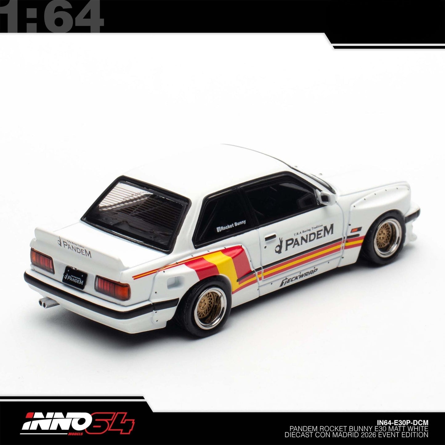 INNO64 - Pandem Rocket Bunny E30 - Diecast Con 2026 Madrid - IN64-E30P-DCM