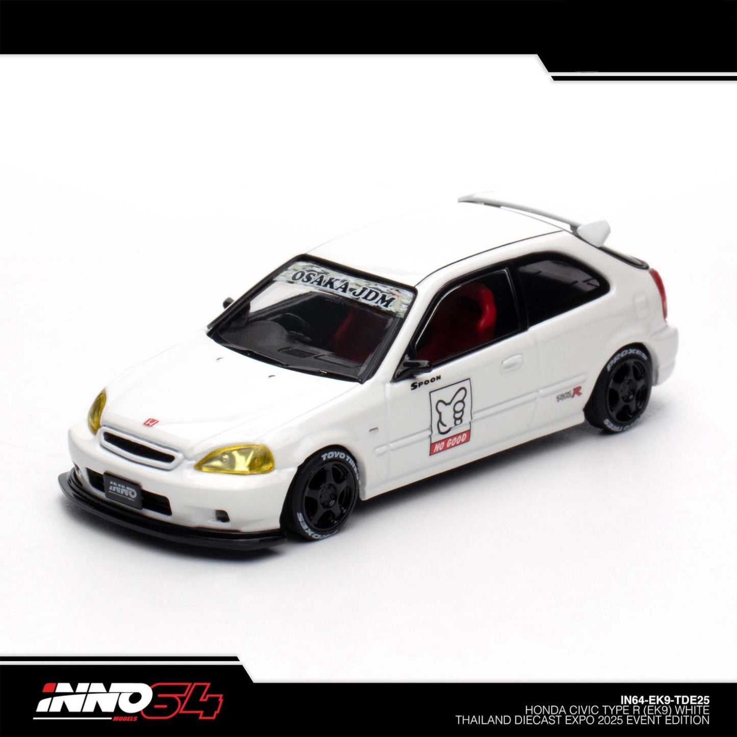 INNO64 - HONDA CIVIC TYPE R (EK9) WHITE - TDE2025 Event Model - IN64-EK9-TDE25