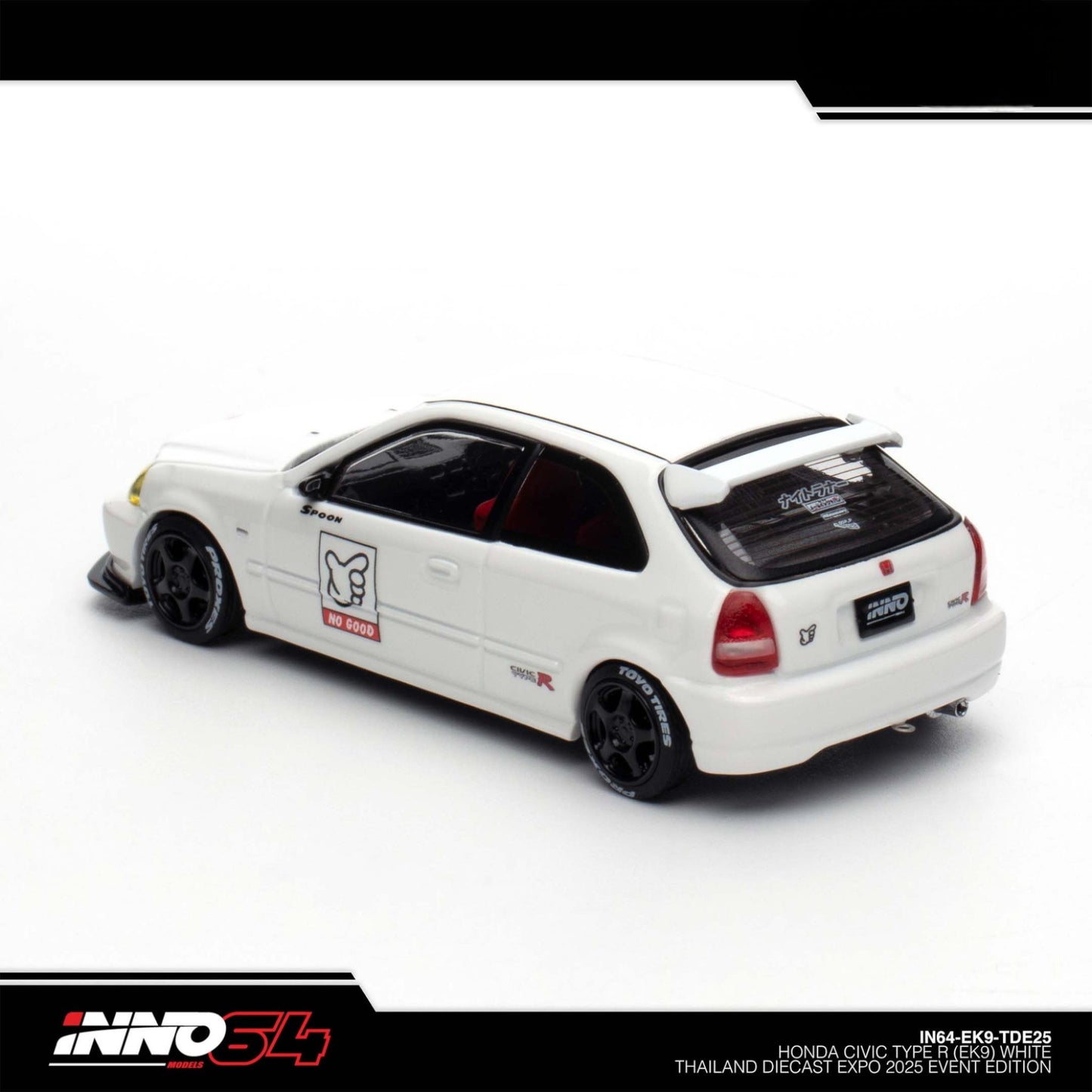 INNO64 - HONDA CIVIC TYPE R (EK9) WHITE - TDE2025 Event Model - IN64-EK9-TDE25