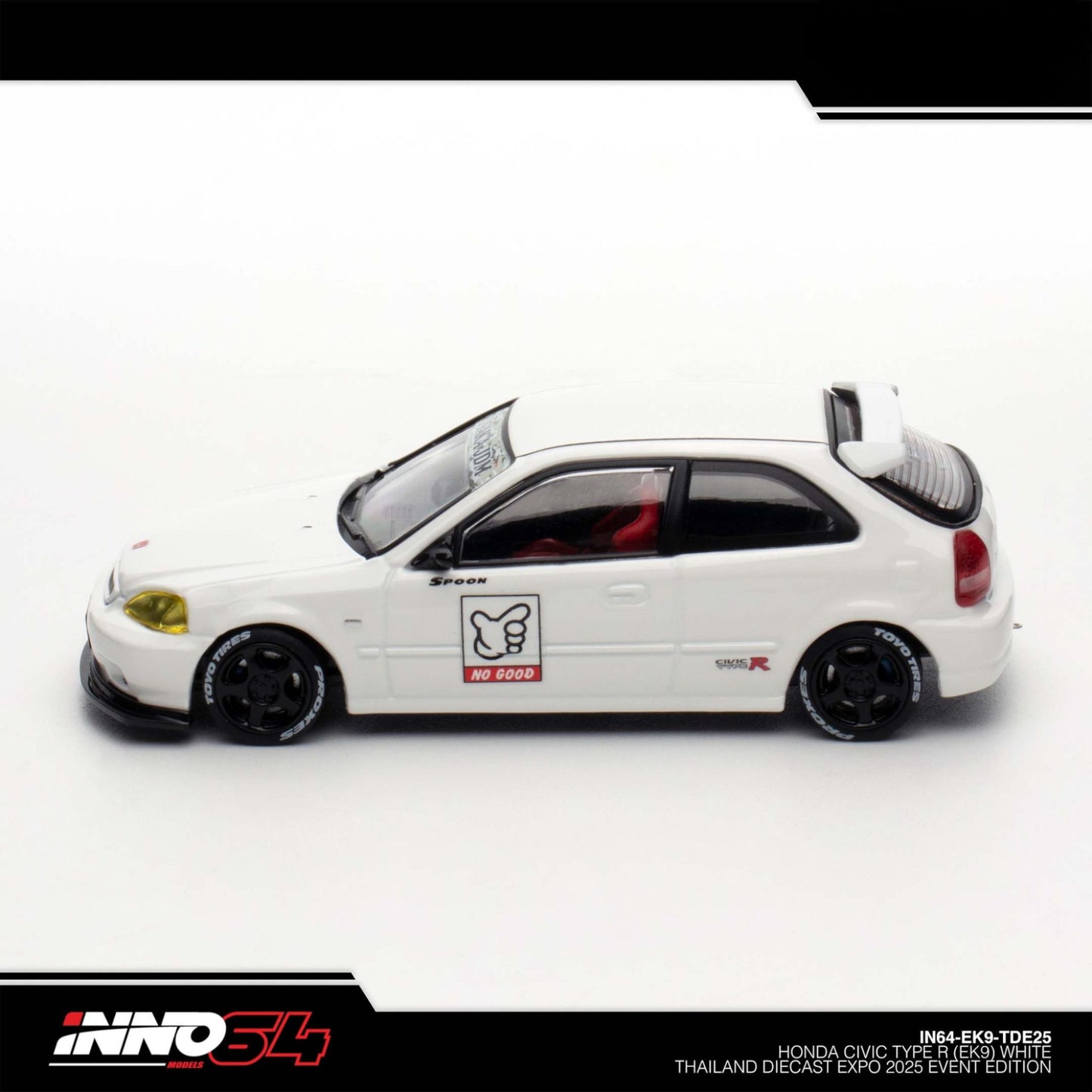 INNO64 - HONDA CIVIC TYPE R (EK9) WHITE - TDE2025 Event Model - IN64-EK9-TDE25