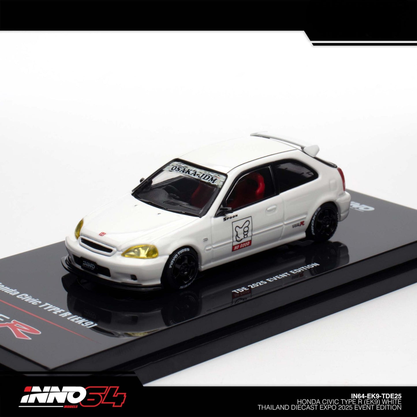 INNO64 - HONDA CIVIC TYPE R (EK9) WHITE - TDE2025 Event Model - IN64-EK9-TDE25