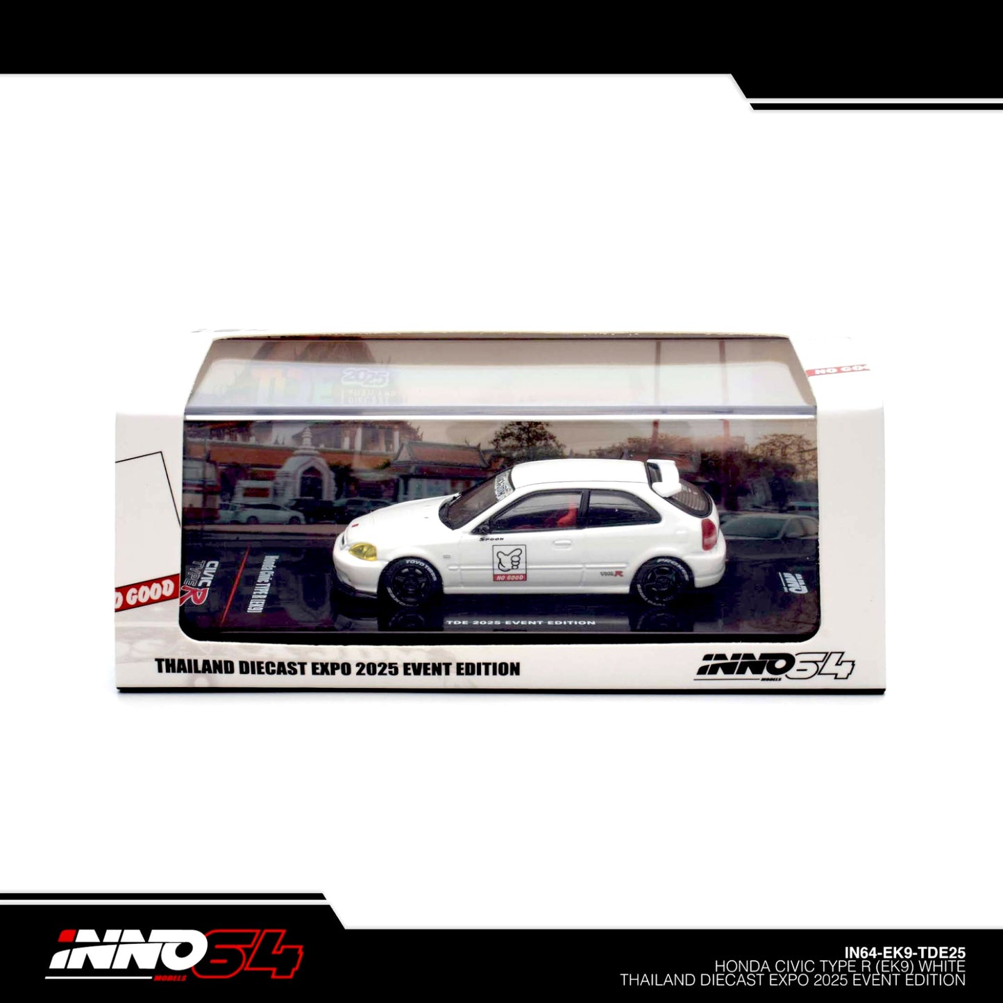 INNO64 - HONDA CIVIC TYPE R (EK9) WHITE - TDE2025 Event Model - IN64-EK9-TDE25
