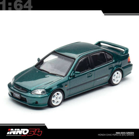 INNO64 - Pre-Order - Honda Civic Ferio SI (EK), green - IN64-EKS-GREEN