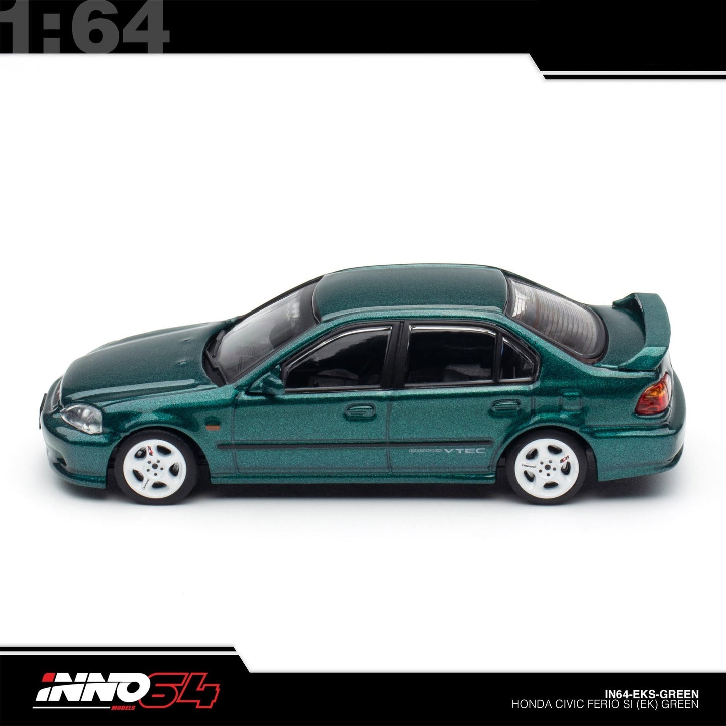 INNO64 - Pre-Order - Honda Civic Ferio SI (EK), green - IN64-EKS-GREEN