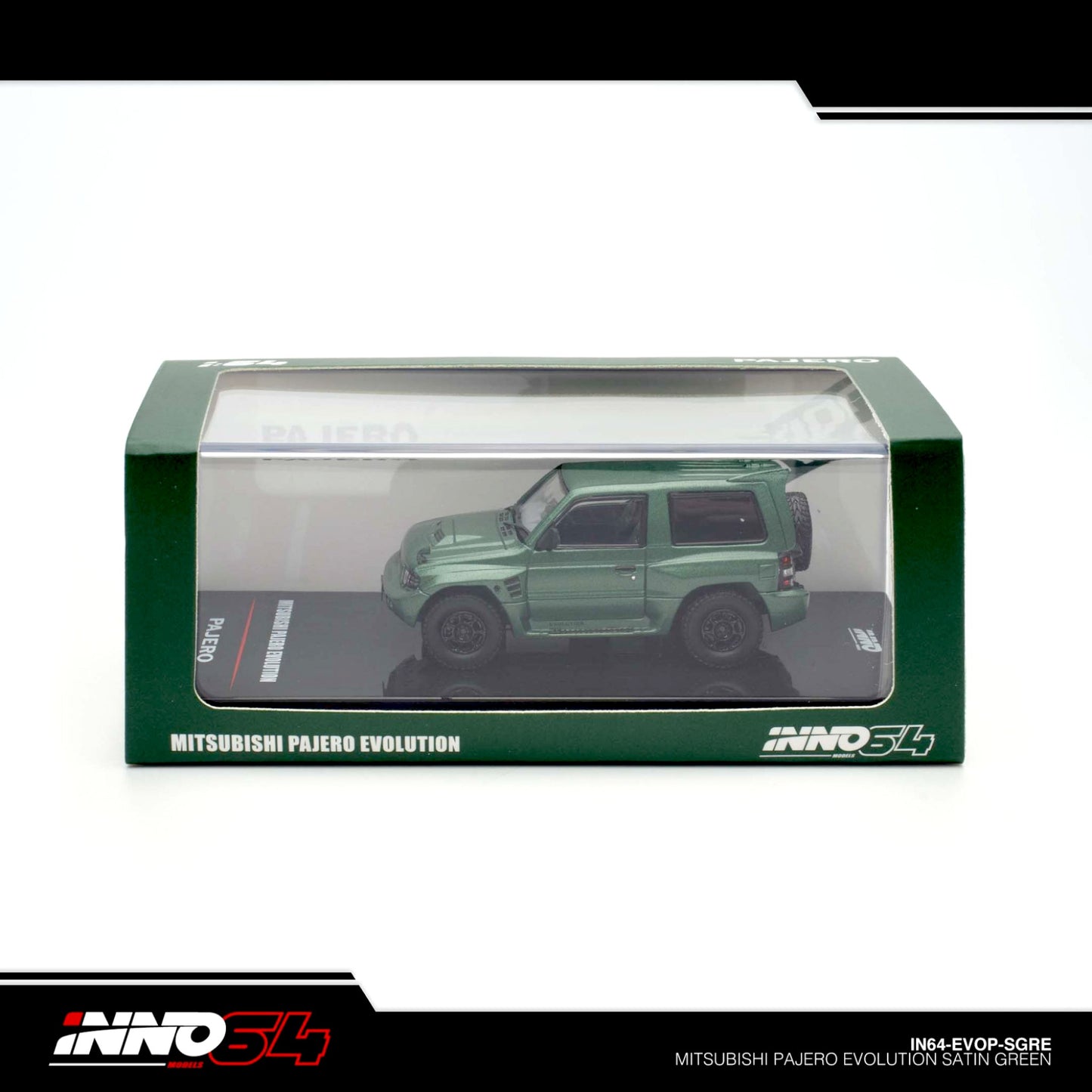 INNO64 - MITSUBISHI PAJERO EVOLUTION Satin Green - IN64-EVOP-SGRE