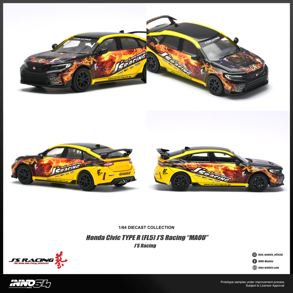 INNO64 - Pre-Order - HONDA CIVIC TYPE R (FL5) J'S RACING 