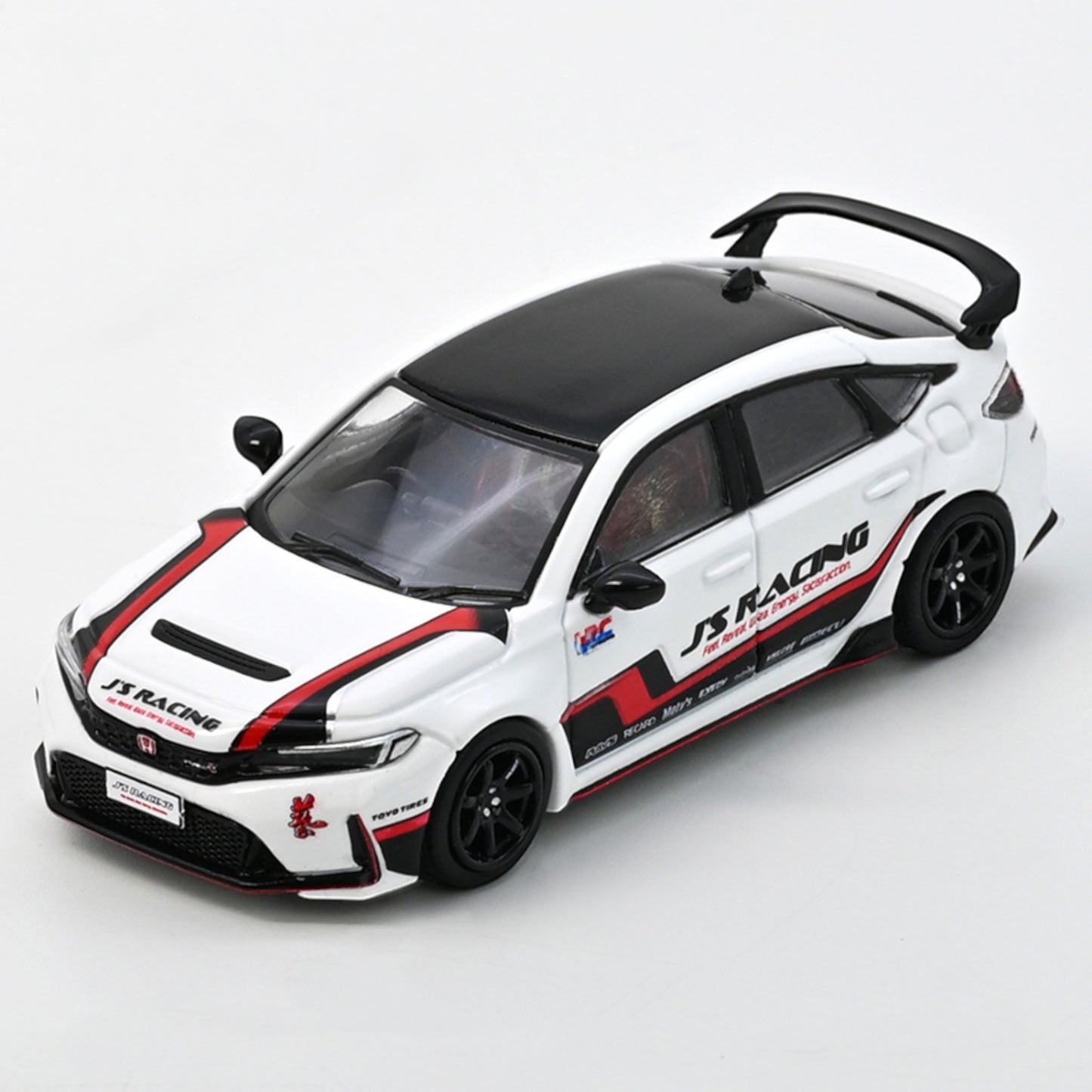 INNO64 - Pre-Order - HONDA CIVIC (FL5) J'S RACING - IN64-FL5JS-WHI